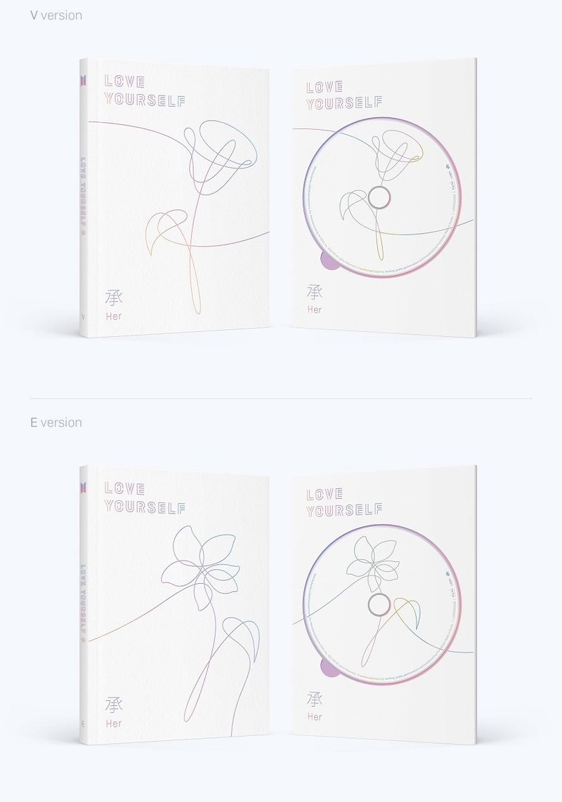 Bighit BTS - LOVE YOURSELF æ‰¿ [Her] [Random ver.] +Photobook+Photocard+Official Poster+Extra Photocard - Image 3